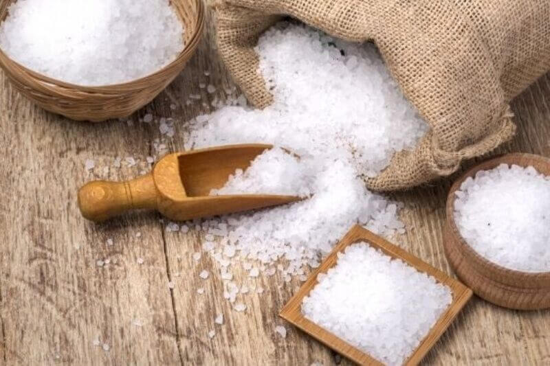 درمان ماهی با نمک